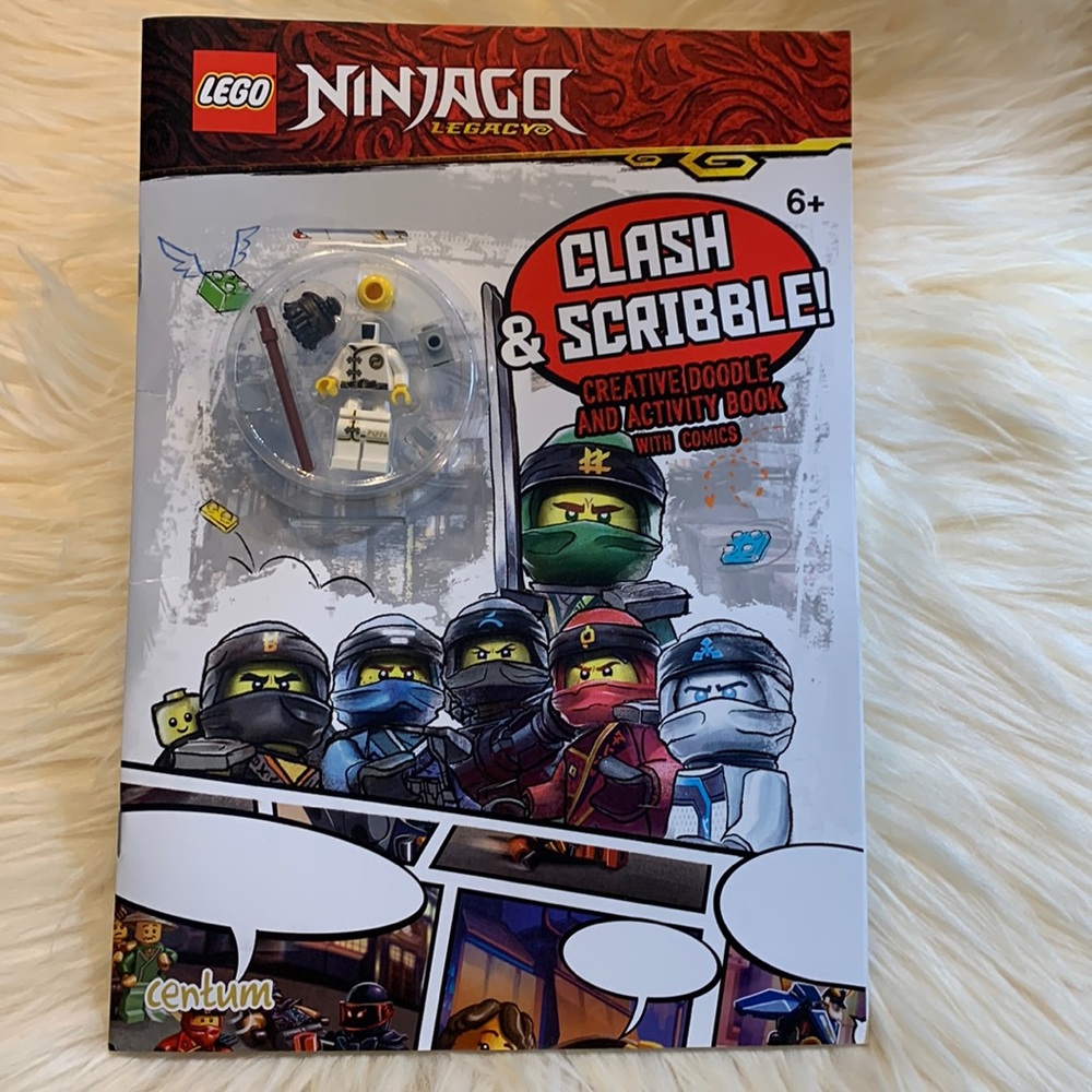 SALE!!! Lego activity book with figure NWT